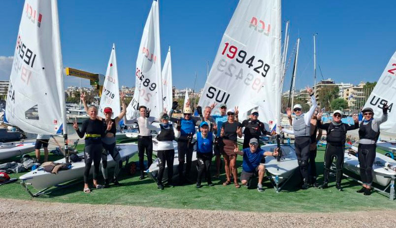 With 15 Greek sailors, the Ilca Masters World Championship begins at the Kalamaki Nautical Club!
